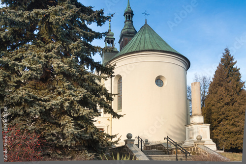 Poland, Łódź region,  Piotrków Trybunalski, Church of Our Lady of the Angels and  Bernardine Monastery