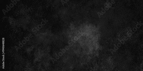 Abstract black gray wall textured background. Empty gray rusty stone or metal surface texture. Dark smoke texture. Black and white grunge wall. Light fog backgrounds. Cloud sky night. Slate surface.