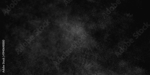 Abstract black gray wall textured background. Empty gray rusty stone or metal surface texture. Dark smoke texture. Black and white grunge wall. Light fog backgrounds. Cloud sky night. Slate surface.