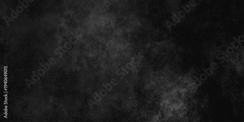 Abstract black gray wall textured background. Empty gray rusty stone or metal surface texture. Dark smoke texture. Black and white grunge wall. Light fog backgrounds. Cloud sky night. Slate surface.