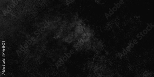 Abstract black gray wall textured background. Empty gray rusty stone or metal surface texture. Dark smoke texture. Black and white grunge wall. Light fog backgrounds. Cloud sky night. Slate surface.
