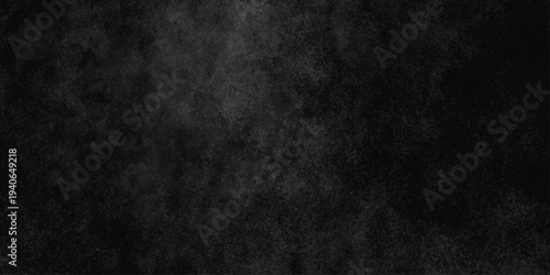 Abstract black gray wall textured background. Empty gray rusty stone or metal surface texture. Dark smoke texture. Black and white grunge wall. Light fog backgrounds. Cloud sky night. Slate surface.