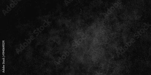 Abstract black gray wall textured background. Empty gray rusty stone or metal surface texture. Dark smoke texture. Black and white grunge wall. Light fog backgrounds. Cloud sky night. Slate surface.