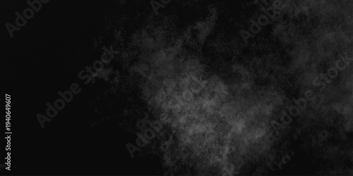 Abstract black gray wall textured background. Empty gray rusty stone or metal surface texture. Dark smoke texture. Black and white grunge wall. Light fog backgrounds. Cloud sky night. Slate surface.