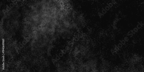 Abstract black gray wall textured background. Empty gray rusty stone or metal surface texture. Dark smoke texture. Black and white grunge wall. Light fog backgrounds. Cloud sky night. Slate surface.