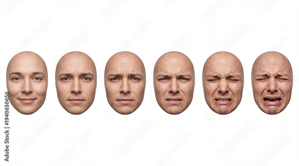© Lana - Photorealistic facial chart for pain assessment, Medical facial expression scale, Facial chart for measuring pain levels for healthcare, Horizontal row of faces for measuring pain on a white backgroun © Lana - Photorealistic facial chart for pain assessment, Medical facial expression scale, Facial chart for measuring pain levels for healthcare, Horizontal row of faces for measuring pain on a white backgroun