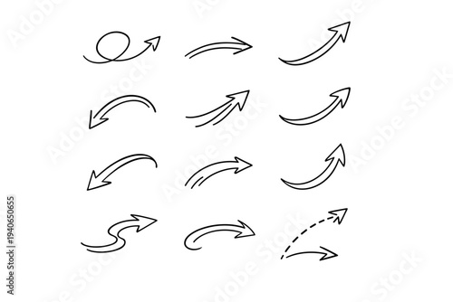 Relaxed generation indicator guidance simple everyday sketch wayfinding line icon image direction