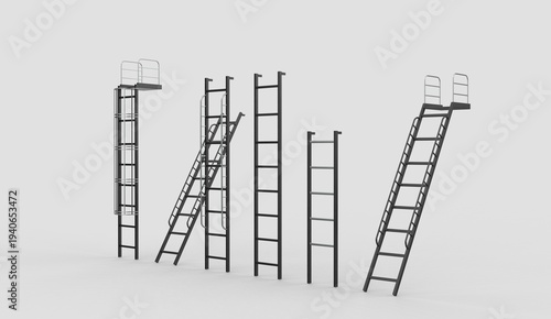 Obraz na płótnie crossover stairway platform