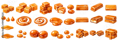 A charming watercolor collection of rice plants with golden ears, green stalks, tied sheaves, and loose grains for botanical crop illustrations and agricultural design.