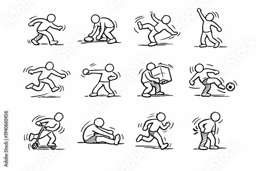 Simple but icon broken flawed mark image imperfection vector wobble generation motion