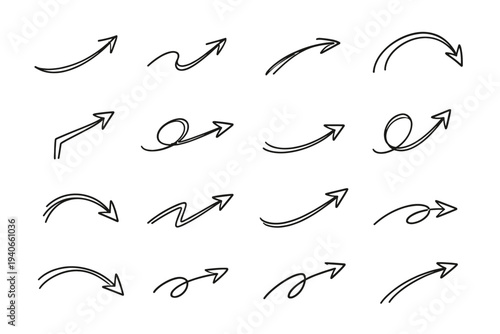 Navigation soft relaxed curved simple icon mark pointer image outline generation vector