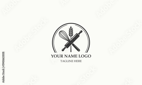 Cafe and restaurant vector logo design with clean and modern color combination