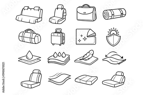 Low storage uv soft seat icon dye compact cover vector rear pet