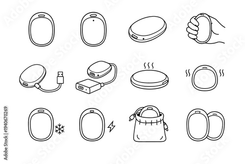 Symmetry hand clean shell usb surface casing vector balanced winter icon lightweight