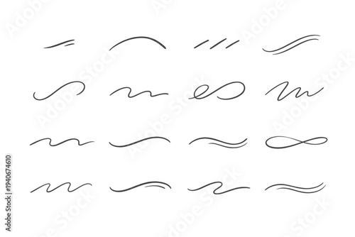 Smooth unhurried arc easy vector image gesture simple mellow icon generation line