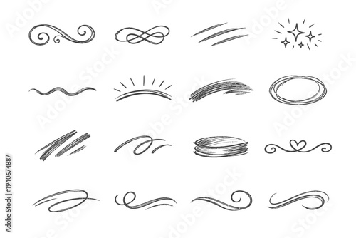 Vector bend ornament image sweep quirky embellish freeform icon simple generation rough