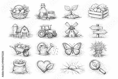 Ghosted image icon fabric lines evolving vector generation outline simple layered field