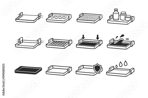 Proportions refined tidy icon clean vector icons clip tray geometry form feature