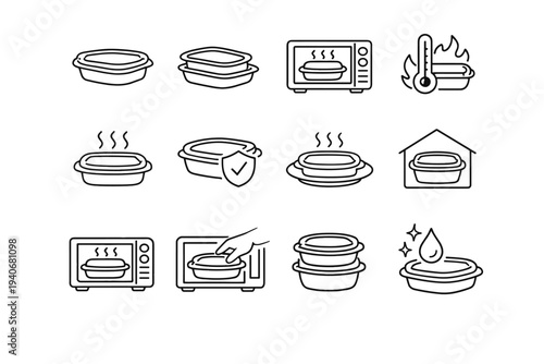 Geometry proportions safe icon kitchen use stackable vector lid icons neat container