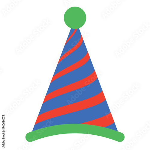 Party hat cone, colorful ce...
