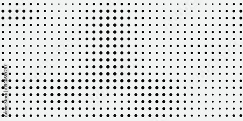 Dotted grid seamless pattern for bullet journal. Black point texture. Black dot grid for notebook paper. Vector illustration