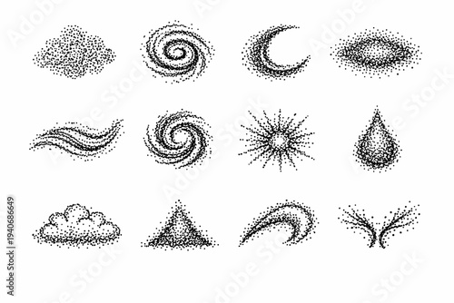 Simple ten two generation abstract icon nine three eleven seven vector image