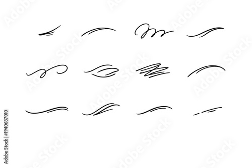 Playful featherlight quick spontaneous image trace generation flowing vector simple pass motion