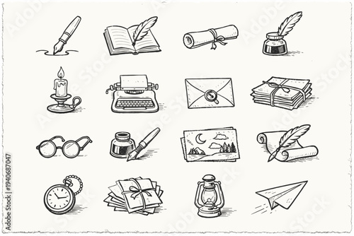 Icon vector surface thread warm pulp generation parchment weave linen kraft image