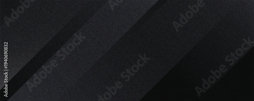 Black background with abstract 3d shape. Minimal concept design. Vector illustration,