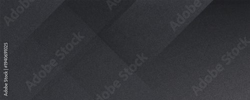 Black background with abstract 3d shape. Minimal concept design. Vector illustration,