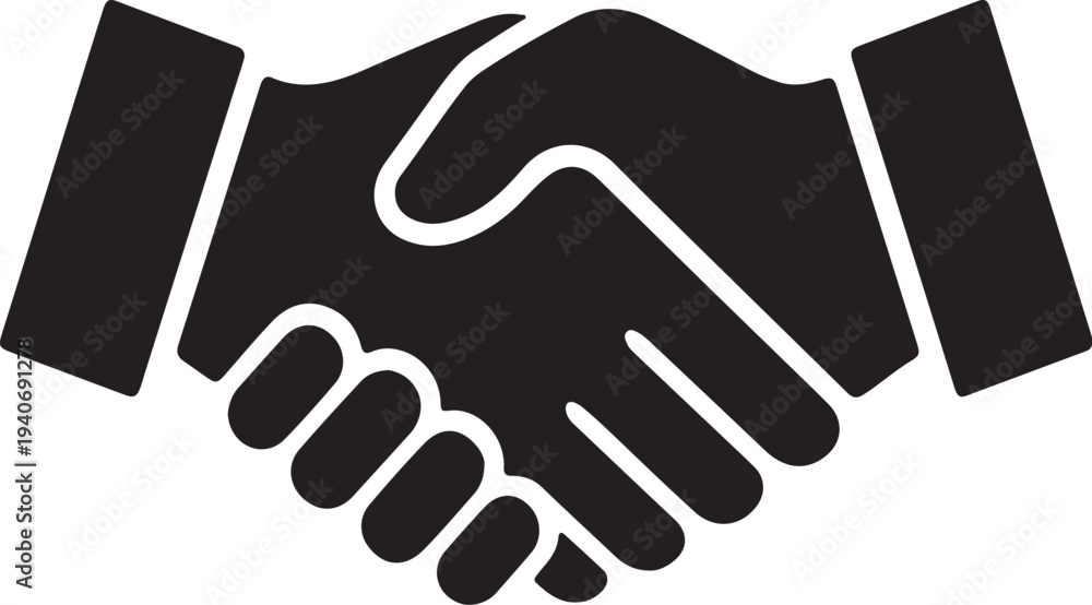 Obraz premium handshake vector format