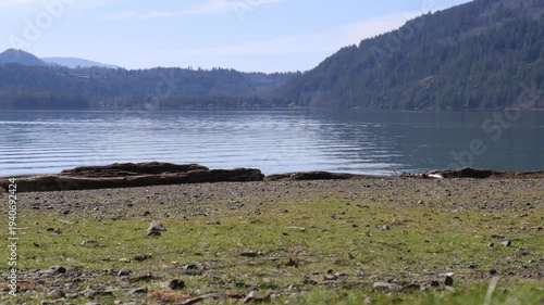 Cultus Lake Provincial Park during a winter season in Fraser Valley, British Columbia, Canada