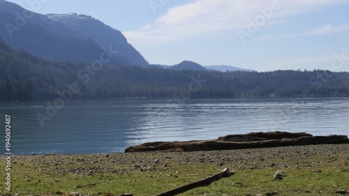 Cultus Lake Provincial Park during a winter season in Fraser Valley, British Columbia, Canada