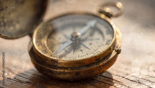 Kompass in Nahaufnahme