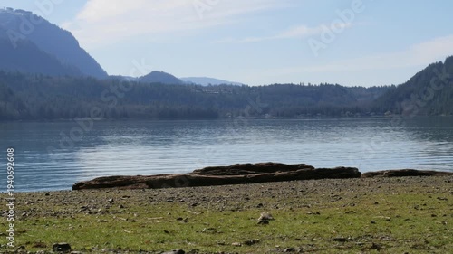 Cultus Lake Provincial Park during a winter season in Fraser Valley, British Columbia, Canada