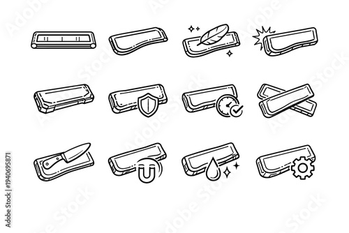 Protection body vector knife robust icon magnetic tool practical polymer safety sheath