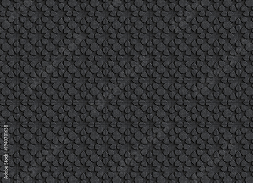 Wallpaper Mural 3D Rendering of Abstract geometric concrete tile pattern background Torontodigital.ca