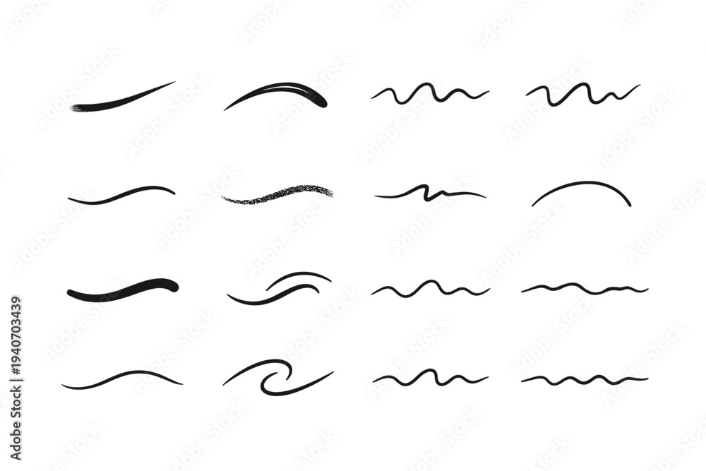 Obraz premium Line generation friction imperfection image subtle arc smooth curve icon simple vector