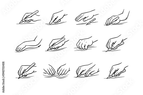 Etch quiet icons vector incision smooth line carve calm icon hand path
