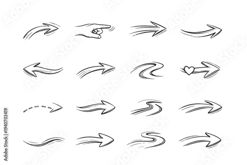 Calm pointer simple warm vector guide generation guidance image icon line path