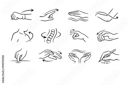 Rhythm generation sweep icon hint draft image motion sign flick vector simple