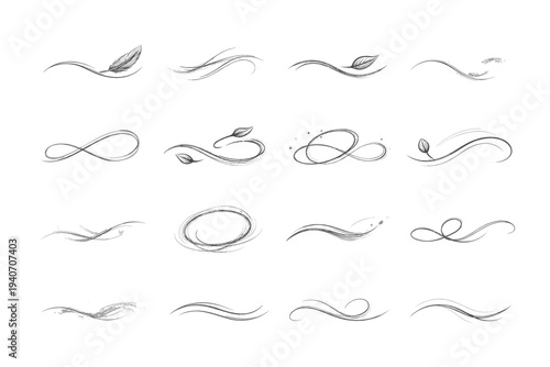 Pencil line generation path simple wander loopline graphite image vector route haloed