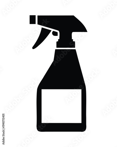 Spray can icon vector illustration, aerosol spray can icon, spray can silhouette, spray bottle icon