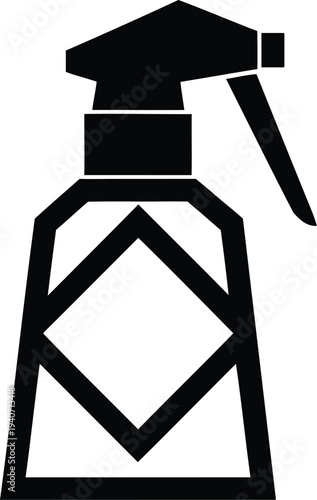 Spray can icon vector illustration, aerosol spray can icon, spray can silhouette, spray bottle icon
