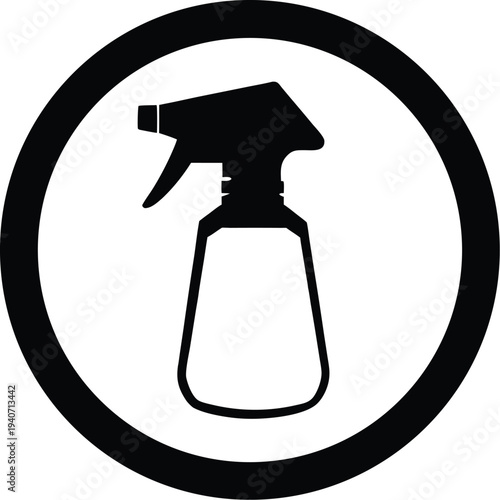 Spray can icon vector illustration, aerosol spray can icon, spray can silhouette, spray bottle icon