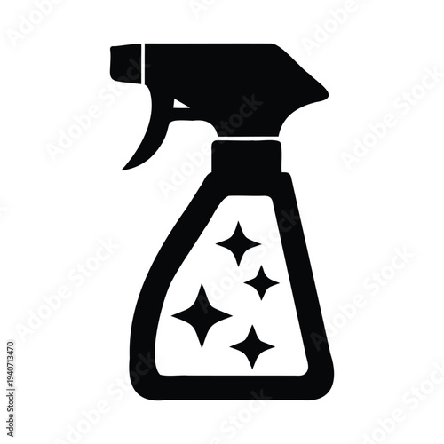 Spray can icon vector illustration, aerosol spray can icon, spray can silhouette, spray bottle icon