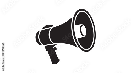 Megaphone Icon Sound Amplifier Symbol For Marketing Announcements, Public Communication, And Event Promotion