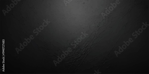 A dark grunge stone wall texture featuring a rough gray concrete surface with a dirty vintage pattern and aged black paper material for a distressed backdrop design