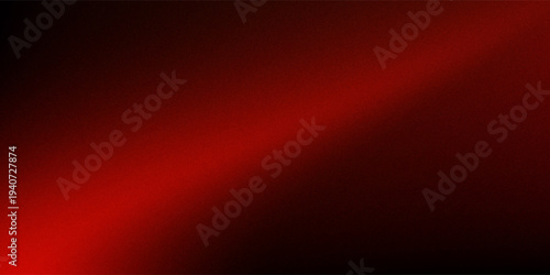 A dark red to black gradient background with subtle noise texture