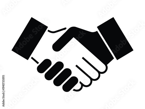 Two hands shake in agreement symbolizing a successful business.